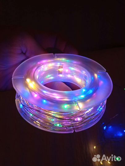 Уличная гирлянда, гирлянда роса 100 метров