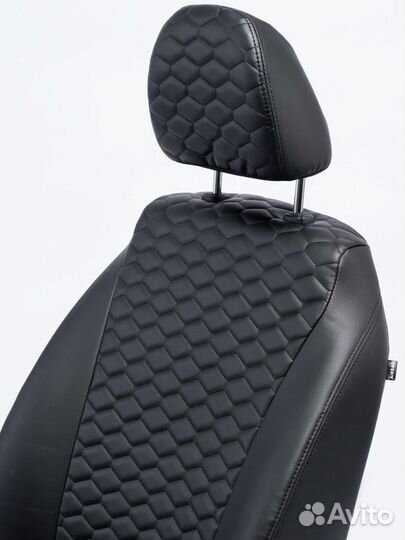 Авточехлы из экокожи Лада Веста