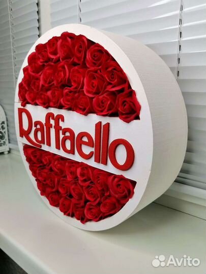 Букет из мыльных роз raffaello