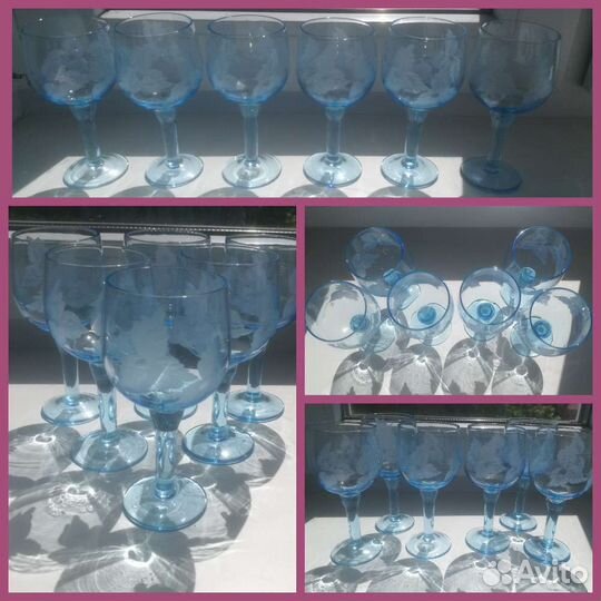 Фужеры рюмки. Винтаж