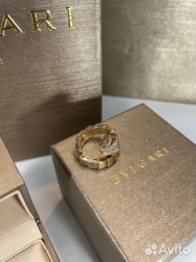 Кольцо bvlgari serpenti viper