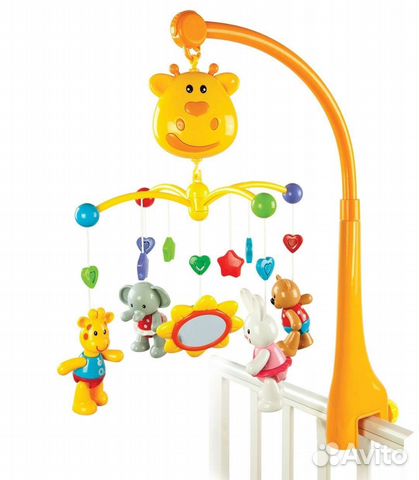 Мобиль на кроватку Жирафики