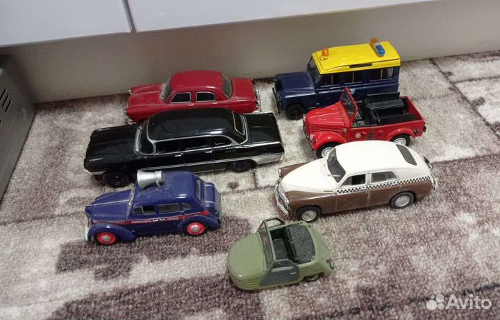 Модели Deagostini 1:43 Автопром 7Шт