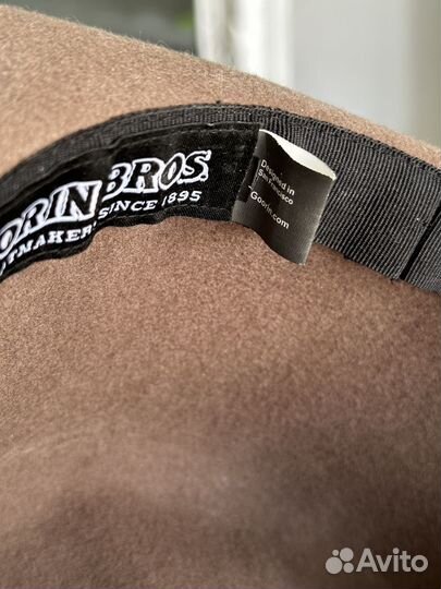 Шляпа с широкими полями Goorin Bros шерсть