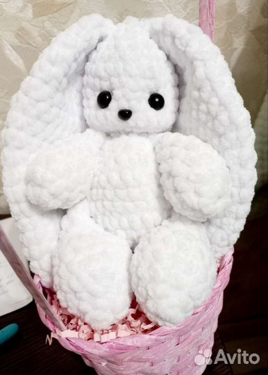 Вязаный зайчик