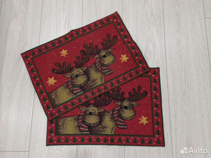 Салфетки сервировочные декоративные новогодние