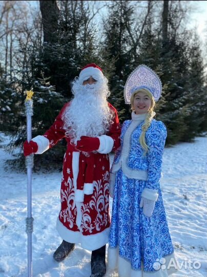 Аренда костюмы Дед Мороз и Снегурочка на новый год