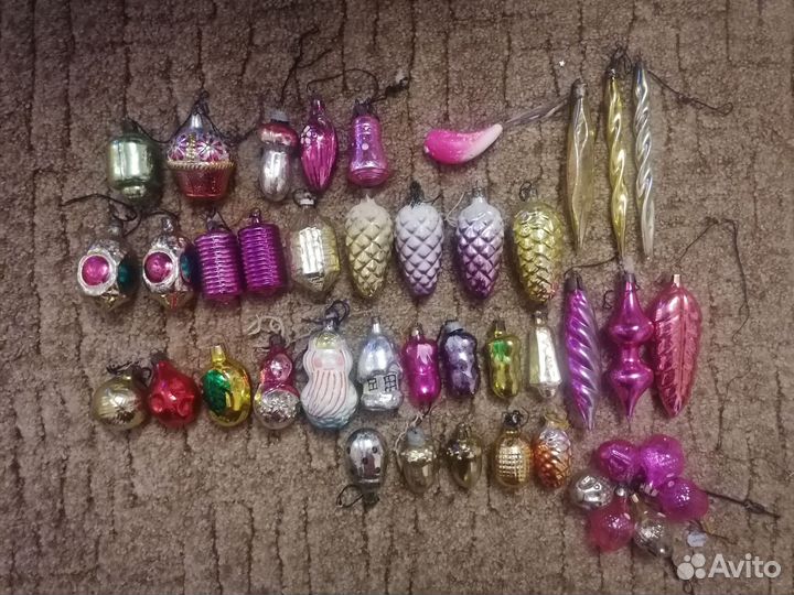 Елочные игрушки СССР