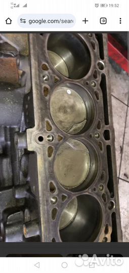 Продам блок двигателя к7м 1,6 трещина
