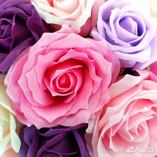 Мыльные розы Букет из мыльных цветов