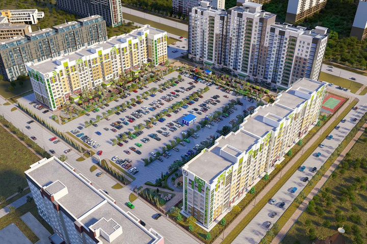 1-к. квартира, 46,2 м², 14/17 эт.