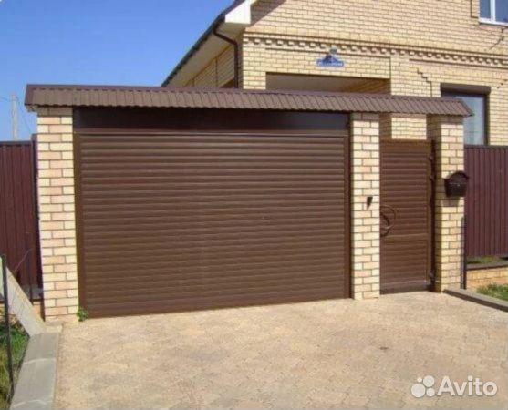 Ворота рулонные под ключ
