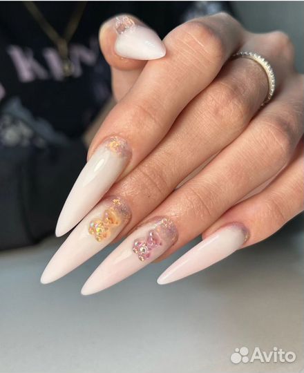Наращивание ногтей. Маникюр.Гель лак