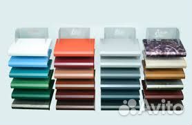 Подоконник алюминиевый