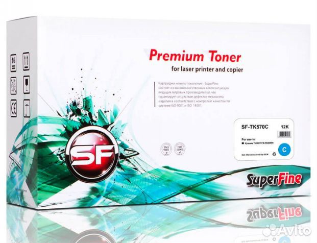 TK-570C SF Совместимый тонер-картридж SuperFine