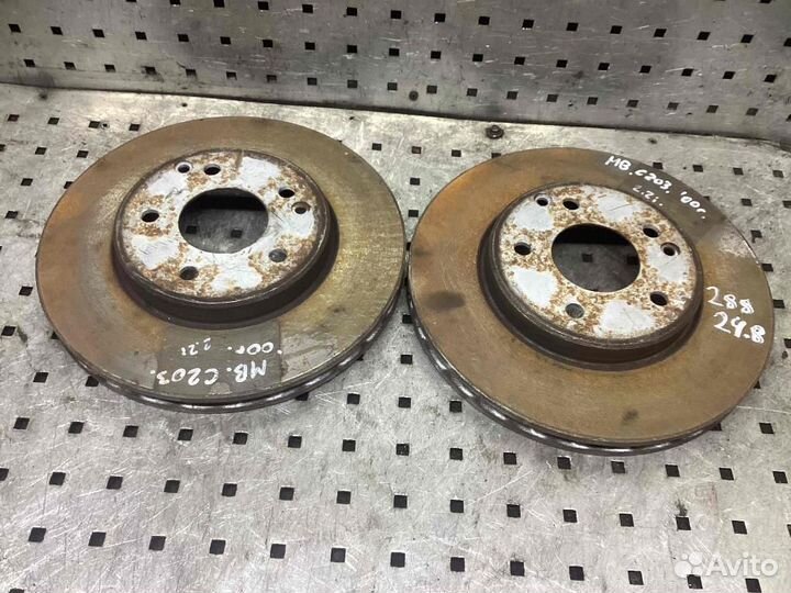 Диск тормозной передний Mercedes-Benz C-Class