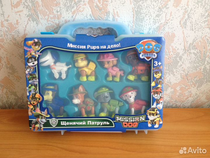 Щенячий Патруль Чемодан 8 щенков