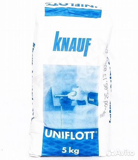 Шпаклевка Knauf Uniflott (Кнауф Унифлотт) 5 кг