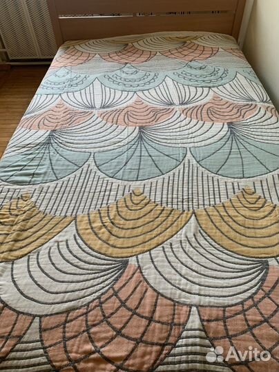 Покрывало хлопковое на кровать новое