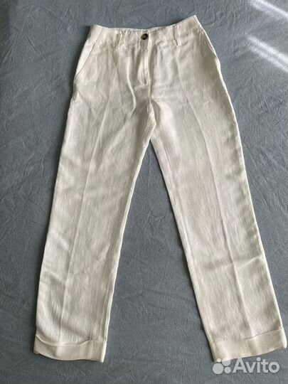 Брюки льняные Massimo dutti