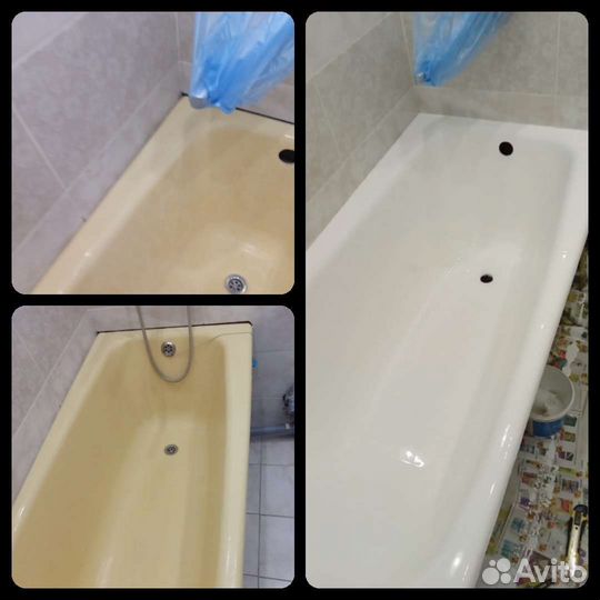 Реставрация ванн любой сложности