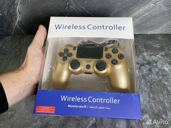 Геймпад джойстик ps4 новый голд