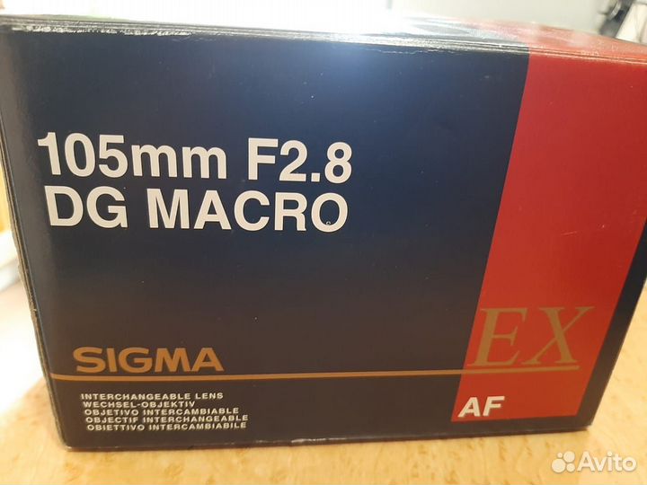 Объектив sigma 105mm