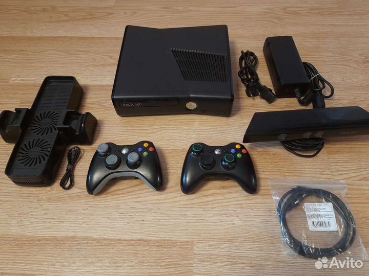Xbox 360s прошит +kinect +38 игр