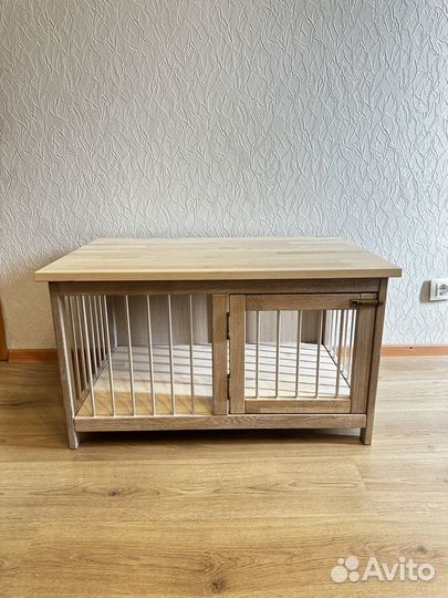 Вольер для собак в квартиру. Массив ясеня