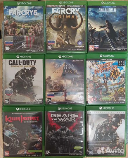 Игры на xbox One