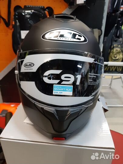 Модулярный шлем HJC C91 semi flat black XL