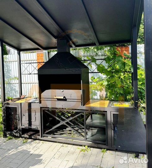 Кованые мангалы с крышей / Оплата при получении