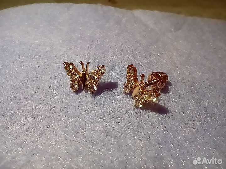 Золотые сережки
