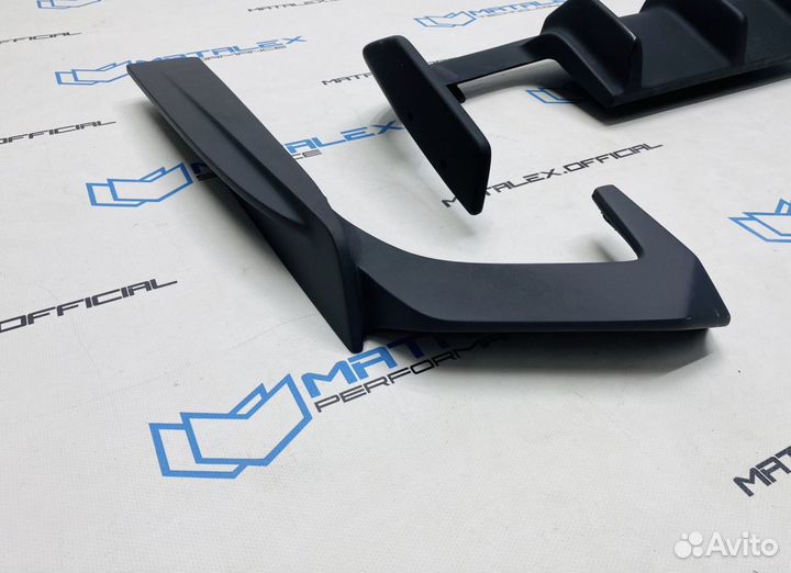 Диффузор и элероны BMW F30, М стиль