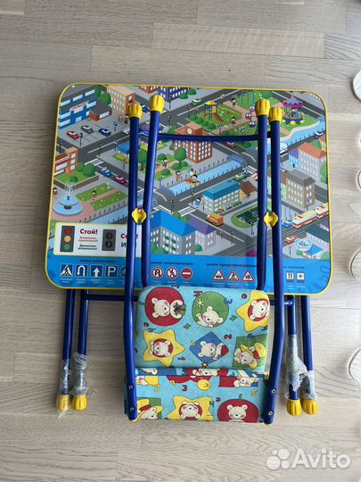 Детский столик и стульчик складные