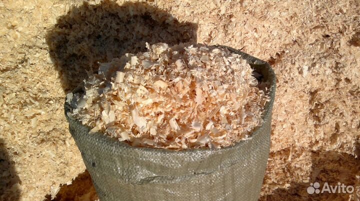 Стружка, опилки россыпью и в мешках. Доставка