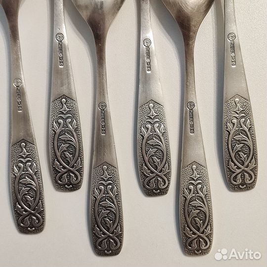 Десертные ложки мнц Режевский механический завод
