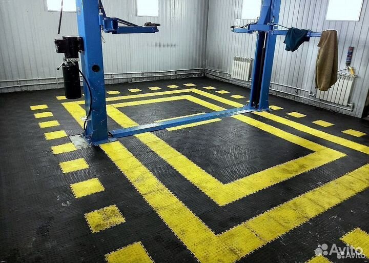 Модульные полы для гаража