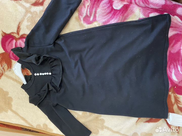 Школьная форма для девочки 134-150 черно-белая