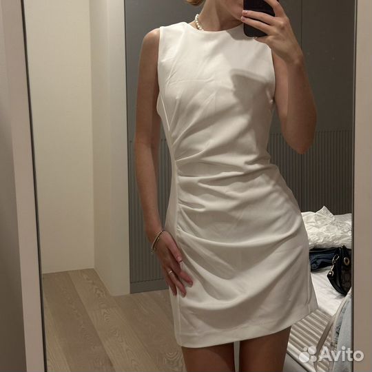 Платье zara белое