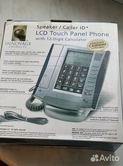 Телефон innovage lcd touch panel