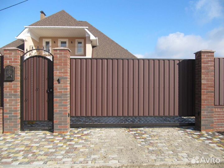 Ворота из металла 