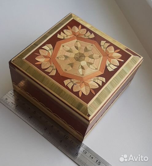 Деревянная шкатулка для украшений СССР