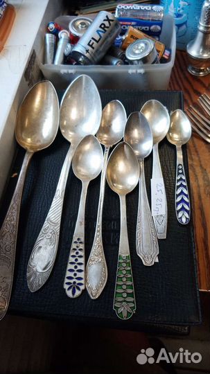 Ложки,вилки и прочие изделия из серебра