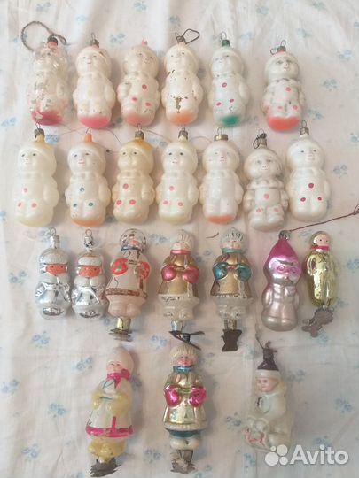Елочные игрушки СССР. Мальчики, Султаны