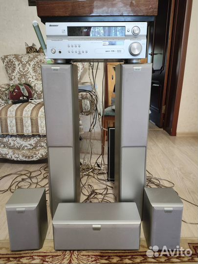 Домашний кинотеатр pioneer 5.1, ресивер pioneer VS