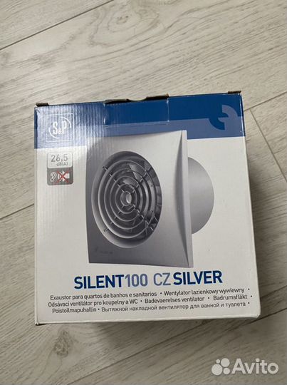 Накладной вентилятор Soler Palau silent-100 CZ sil