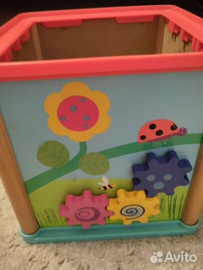 Сортер деревянный бизикубик лабиринт