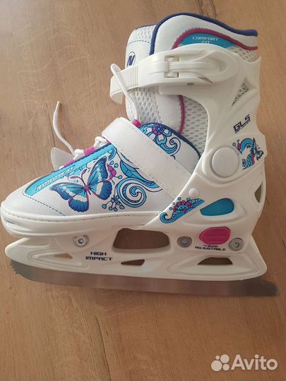 Коньки раздвижные размер 30-33