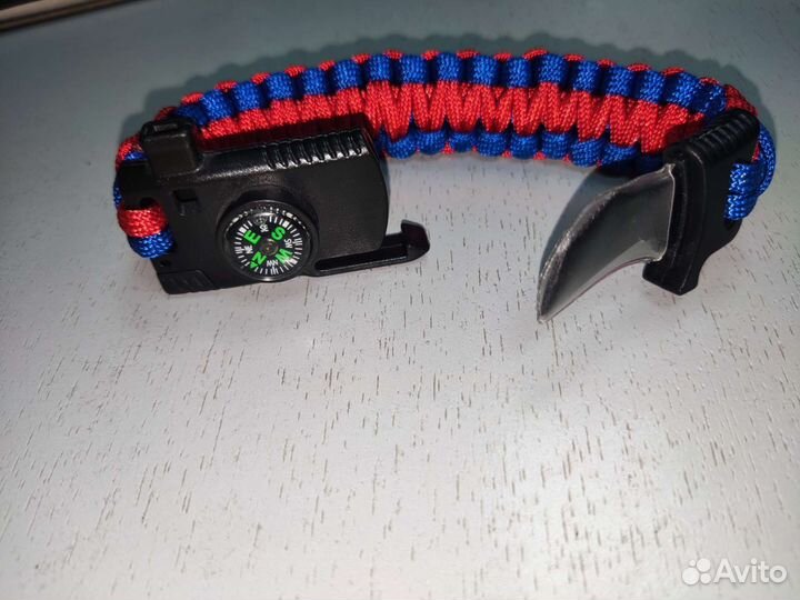 Браслет для выживания 4 в 1